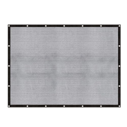 60-70% Mesh Tarp Shade Screen with Grommets, 6x14ft, Black(Custom Size) - size: 6' x 14' custom size