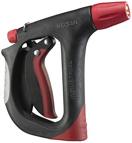 Nelson High Temperature and Pressure Rated Front Trigger Industrial Adjustable Pattern Spray Nozzle, Brass, Model 50502