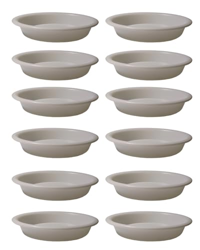 12 Pack 3.5 inch Plant Saucers Flower Pot Trays, Plastic Planter Drip Tray - size: 3.5"-12pcs
