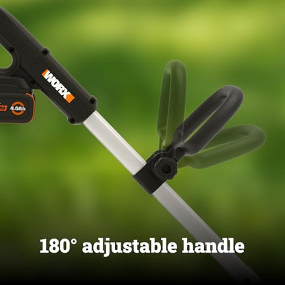WORX Cordless Lawn Edger, 20V 7" Trencher for Lawn Border Tending, WG898 - style: Lawn Edger w/(1) 4.0Ah Battery