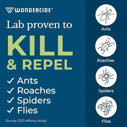 Wondercide - Indoor Pest Control Spray for Home & Kitchen Lemongrass 128 oz - size: 128 Fl Oz (Pack of 1)