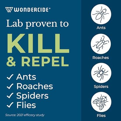 Wondercide - Indoor Pest Control Spray for Home & Kitchen Lemongrass 128 oz - size: 128 Fl Oz (Pack of 1)