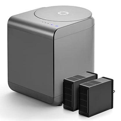 Airthereal R500 Electric Kitchen Composter, 2.5L, Gray - color: Gray, size: Plastic Cover