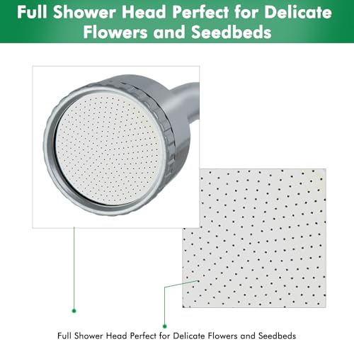 RESTMO 24 Inches Long Watering Wand for Garden Hose, Full Shower Spray Wand - color: Green