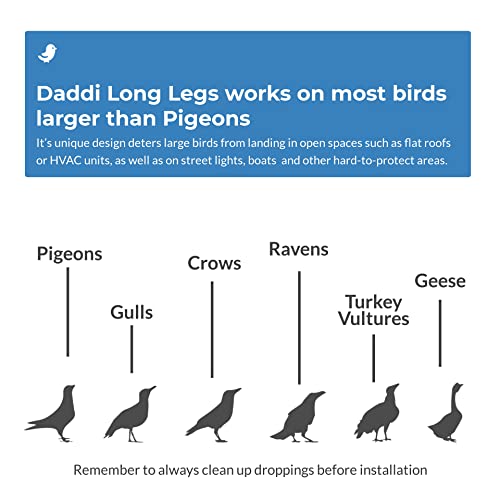 Bird Barrier Daddi Long Legs 8 Ft Bird Spider, Bird Deterrent for Boats