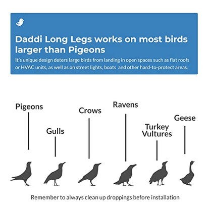 Bird Barrier Daddi Long Legs 8 Ft Bird Spider, Bird Deterrent for Boats