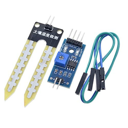 HiLetgo 5pcs LM393 3.3V-5V Soil Moisture Detect Sensor Soil Moisture Sensor Soil Hygrometer Detection for Arduino Automatic Watering System Robot Smart car