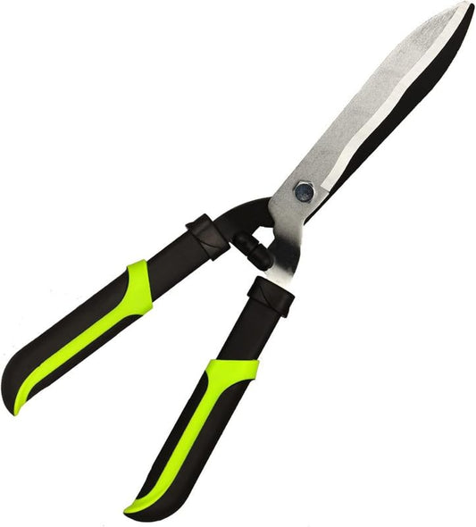 Hedge Shears with Sharp Wavy Blades, Heavy-Duty Garden Clippers for Trimming Hedges, Shrubs & Garden Borders - color: Hedge Clippers