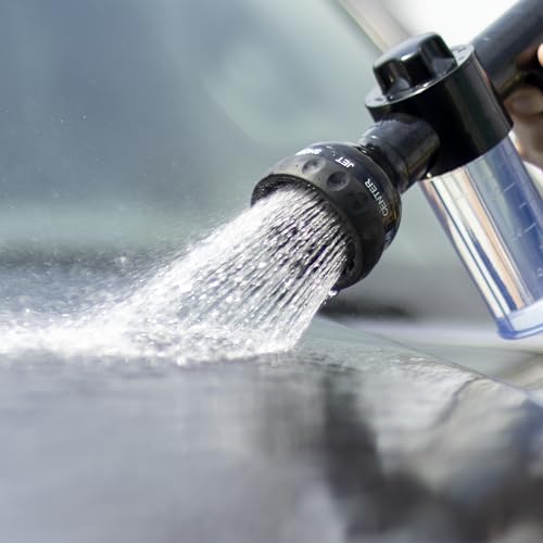 High Pressure Spray Nozzle with Soap Dispenser for Car Washing, Pet Bathing, or Lawn Treatment, 8 Spray Patterns