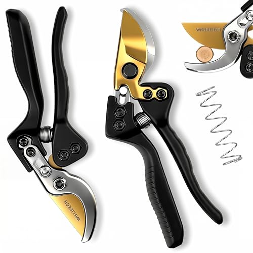 8" SK5 Bypass Pruning Shears, Hand Pruners and Garden Clippers