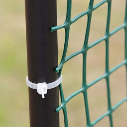 Heavy-Duty Plastic Mesh Netting, Green, 35.4 x 197 in (90cm x 5m), 25mm Grid, Recycled Plastic, Cut-to-Size, Multi-Purpose for Gardening & Fencing - size: 0.98 in (25mm)