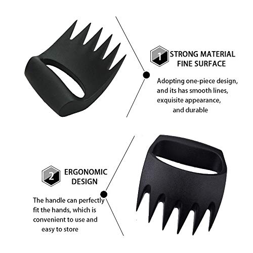 2Pcs Manual Cultivator Claw Held Garden Paw Tools Ergonomic Hand Tiller Rake for Lawn Care Aerating&Planting&Cultivating&Weeding with 2 Knee Pads Free
