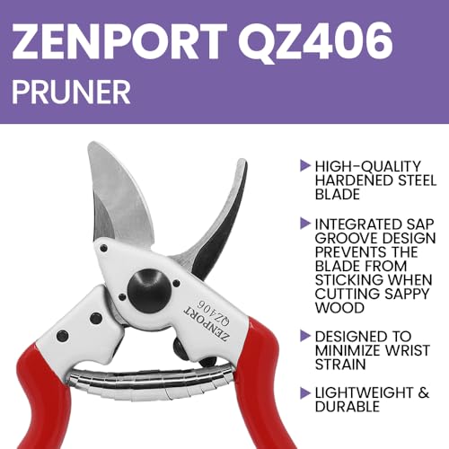 Small Professional Pruner, 7.25-Inch - 3 Pack