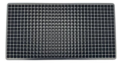512 Cell Seedling Plastic Nursery Trays, 10 Pack, Thick Durable Germination Plug Trays, 5120 Cells Reusable Plant Propagation - size: 512 Cell, style: 1.0mm Wall Thickness