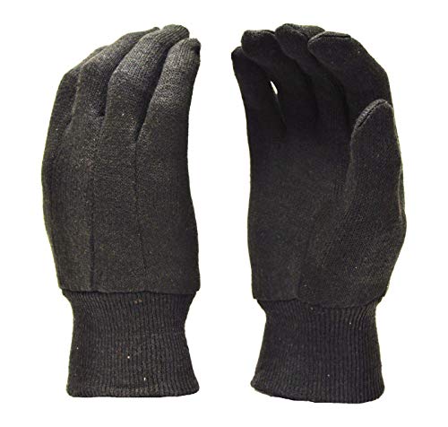 G & F Products Heavy Duty Cotton Jersey Work Gloves, Large, 12 Pair, Knit Wrist, Clute Cut, Durable, Comfortable, Multipurpose for Cleaning, Material Handling, Landscaping, Shoveling and All-Day Use - size: Large (Pack of 12)