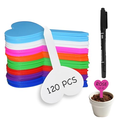 Plant Labels for Seedlings Garden Markers Plastic Plant Labels - color: Multicolored