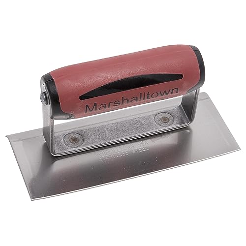 MARSHALLTOWN Curved Concrete Edger, 6 x 3 Stainless Steel Blade, 5/8 Lip x 1/2 Radius, Made In The USA, 121SSD - size: 6 x 3 x 5/8 x 1/2