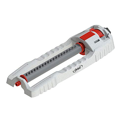 Orbit 56764 Oscillating Water Sprinkler for Lawn and Garden with Zinc Base and Custom Pattern Dial (Waters up to 4,000 Square Feet) - color: Green, size: 4000 Sq Ft