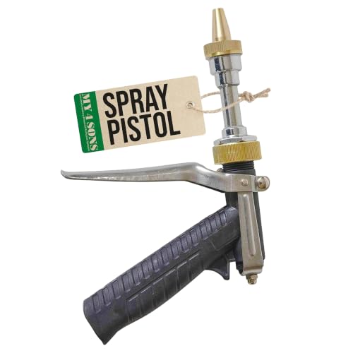 My 4 Sons Stainless Steel Spray Pistol with Hose Adapter