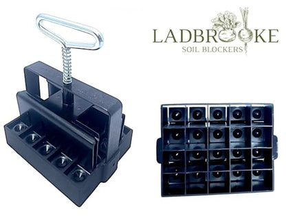 Authentic Ladbrooke 5-Pc Essentials Soil Blocker Set, England
