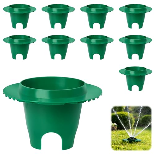 Lawn Sprinkler Head Protector – 10 Pcs for 1.5" - 2.5" Sprinkler Heads