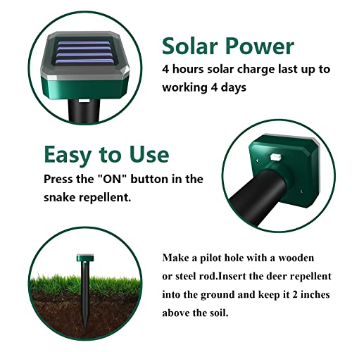 Effective Solar Deer Repellent Outdoor