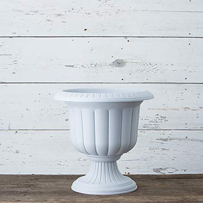 Root & Vessel Classic Urn Planter, Stone, 19-Inch - color: Stone, size: 19 Inch