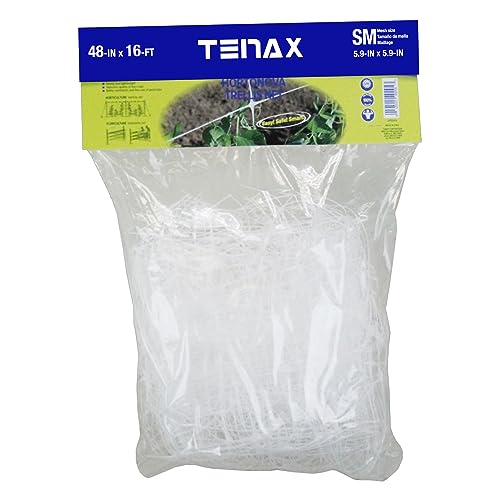 Tenax 100522964 Hortonova Plant Trellis Net White 48inx16ft - size: 48" x 15'