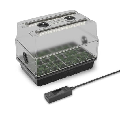 AC Infinity Heavy-Duty Humidity Dome with Full Spectrum LED Grow Light Bars - size: Standard Light Kit