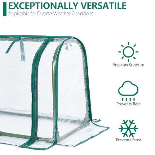Mini Indoor Greenhouse Tabletop Garden Humidity Domes for Seedling