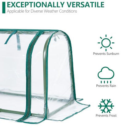 Mini Indoor Greenhouse Tabletop Garden Humidity Domes for Seedling