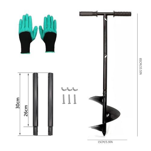 Compost Turning Tool,Compost Stirring Tool,Compost Aerator Tool Turner and Mixing Tool for Outdoor Compost Tumbler Bins Bags - size: 85*15cm