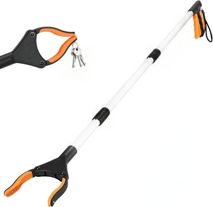 32" Grabber Reacher Tool, Lightweight Reacher Grabber Pickup Tool with 360° Rotating Jaw and Magnets, 3.5" Wide Claw Opening Trash Picker Upper Grabber, Long Arm Extension Grabbers for Seniors