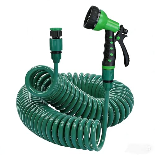 Retractable Garden Hose, Green, 66 FT