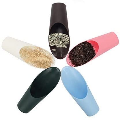 Coitak Bonsai Soil Scoops, 5 PCS Plastic Garden Soil Scoops