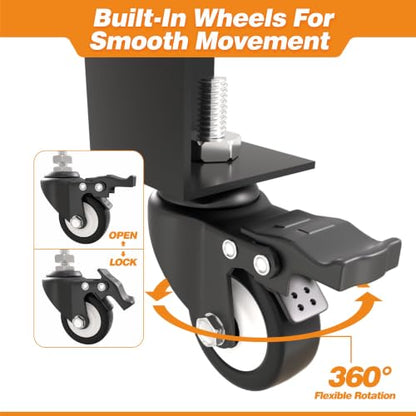 Ultrawall Welding Workbench Table Metal Welding Cart with Wheels, 32" x 20" - size: 32" with Tool Holes