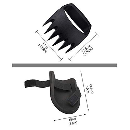2Pcs Manual Cultivator Claw Held Garden Paw Tools Ergonomic Hand Tiller Rake for Lawn Care Aerating&Planting&Cultivating&Weeding with 2 Knee Pads Free