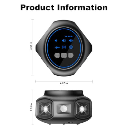 Rodent Repellent Ultrasonic Plug in, Mice Repellent Indoor, Ultrasonic Pest Repeller with 360° Coverage for Rats, Squirrels, Spider, Pest Control Device for House, Attic, Kitchen, Garage