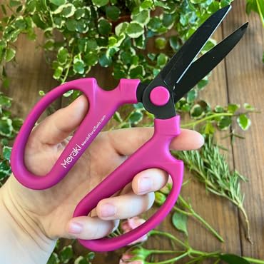Garden Pruning Scissors Carbon Steel Blades 7.6 Inch Bougainvillea - Hot Pink - style: 7.6 inch Hot Pink