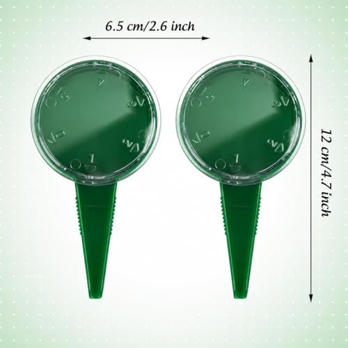 2pcs Green Seed Spreader, Handheld Seed Planter Tool, Portable Mini Garden Hand Planter Seeder Tool for Gardening Sowing