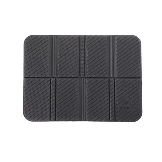 Sauna Mat/Personal Seat Pad – for Sauna, Spa, and Outdoor Use Black - color: Black