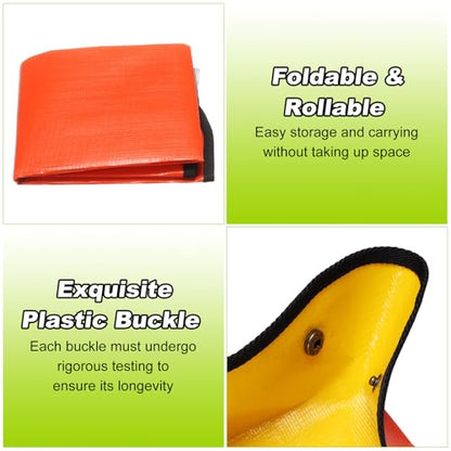 HARFINGTON 2Pcs Repotting Mat 26"x26" PE Cloth Waterproof Plant - color: Yellow, size: 26" x 26"