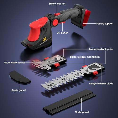 Hedge Trimmer Cordless for Milwaukee 18V MAX Battery (Tool Only)