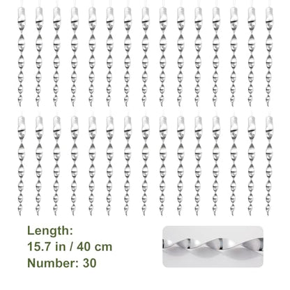 OFFO Large Bird Scarer Rods, 15.7 in (30 PCS) Reflective Bird Device Outdoor Bird Scarer to Keep Pigeon and Woodpecker Away from Garden or Yard, Silver - color: Silver
