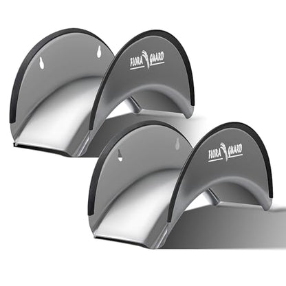FLORA GUARD 2 Pack Garden Hose Holder, Heavy Duty Hose Hanger - color: 2Pack Gray