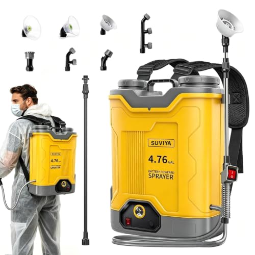 4.76-Gal Battery Powered Backpack Sprayer Compatible with DeWalt 20V MAX