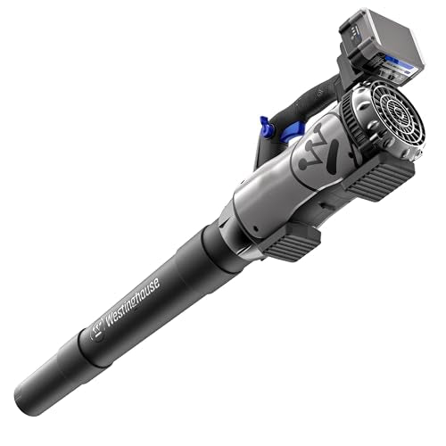 Westinghouse Cordless 20V Leaf Blower with 4Ah Battery and Charger, 350 CFM and 110 MPH Max Airspeed, 2 hr. Charge Time with Variable Speeds - style: 20V Leaf Blower