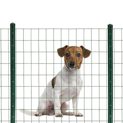 16GA PVC Green 36in x25ft-3in x 2in Welded Wire Mesh Garden Economy Fence - color: Green, size: 36"x25\'-3"x2" 16GA