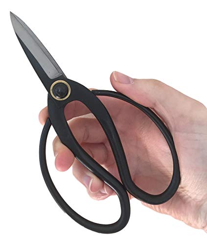 GARDEN GURU Professional Bonsai Scissors 180mm - Traditional Butterfly Bonsai Pruner Shear for Precise Trimming Pruning and Deadheading of Flowers Plants, Japanese Bonsai Garden Tools - style: 180mm