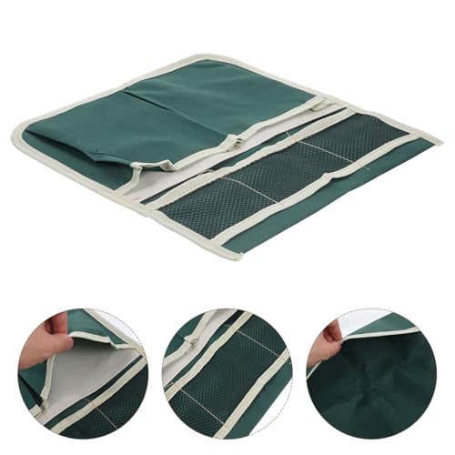 Yardwe Large Gardening Tool Bag for Kneeler with Durable 600D Fabric Multi-Pocket Organizer Garden Seat Pouch for Lawn Patio Storage and Easy Carry